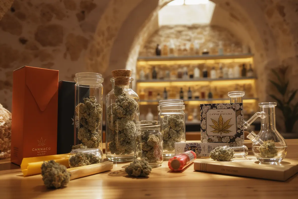 Cannabis products in weed clubs